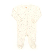 Enterizo Broches Perla Cerezas Fucsia de algodón pima