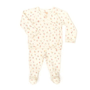 Set Kimono Perla Flores de algodón pima