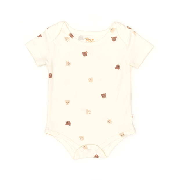 Set 2 Pcs Body + Pant Perla Osos de algodón pima