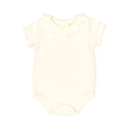 Set 2 Pcs Body Bobo + Pant Perla / Perla Flores de algodón pima