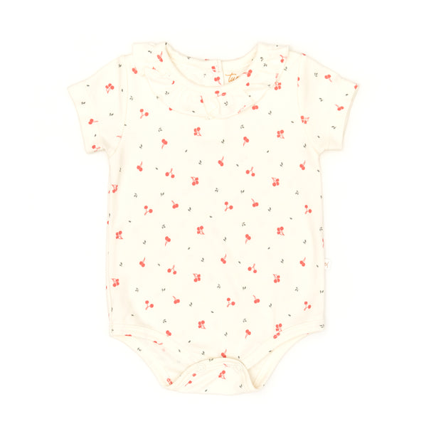 Set Body Bobo + Short Bombacho Cerezas Rojas / Rojo