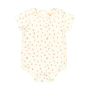 Set Body Bobo + Overall Perla Flores / Cuadros Verde