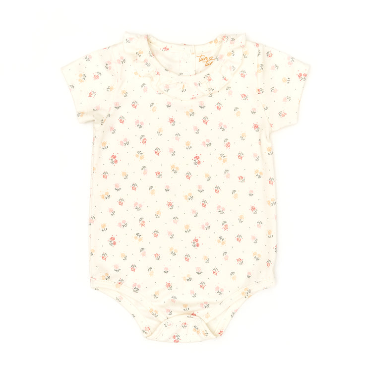 Set Body Bobo + Overall Perla Flores / Cuadros Verde