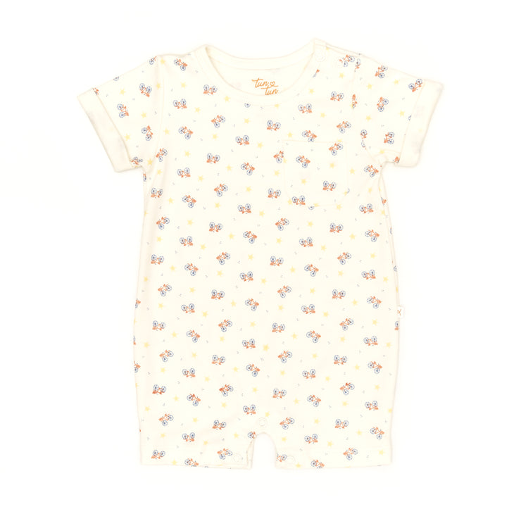 Romper Manga Corta Perla Bicicletas de algodón pima