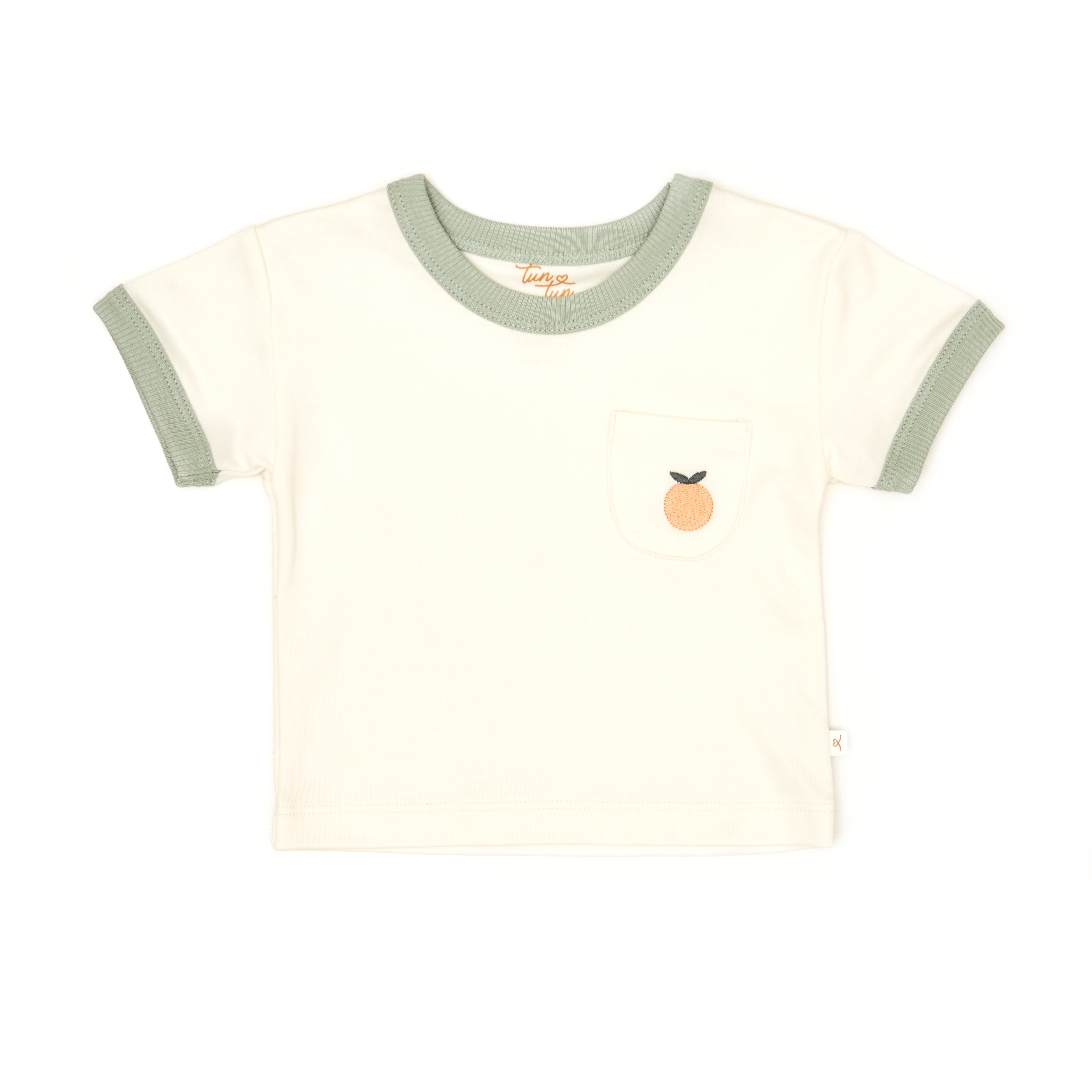 Conjunto 2PCS  Polo  Bolsillo Perla Algodón Pima + Short Verde French Terry