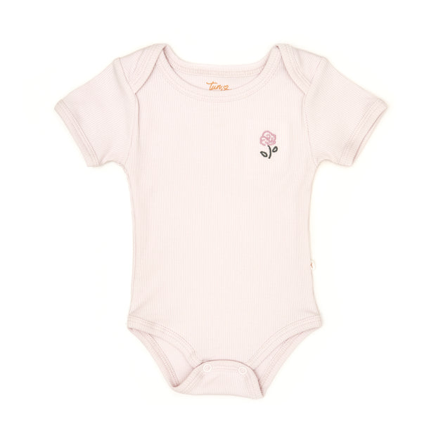 Set Body + Short Bombacho Lila/ Lila Mariposas algodón rib