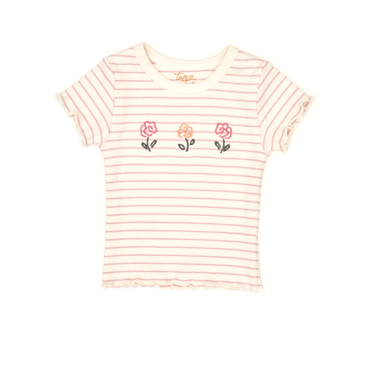 Set Polo Urbeon + Short Bombacho Rayas Fucsia /  Fucsia de algodón