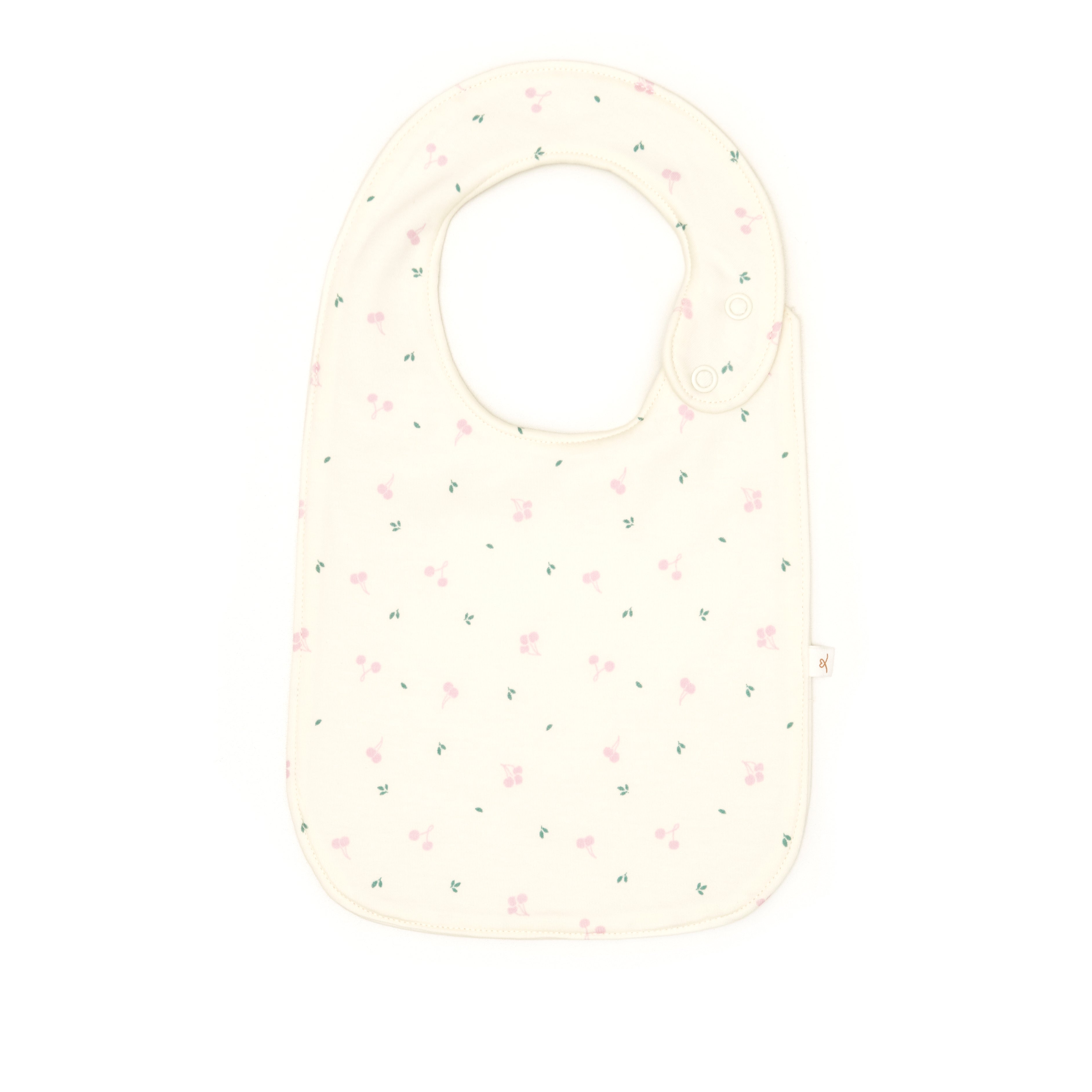 Set 2 Baberos Grandes Cuadros Fucsia/ Cerezas Fucsia de algodón pima