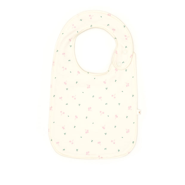 Set 2 Baberos Grandes Cuadros Fucsia/ Cerezas Fucsia de algodón pima