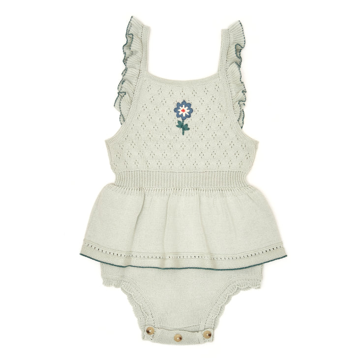 Romper Bordado Celestede Algodón pima