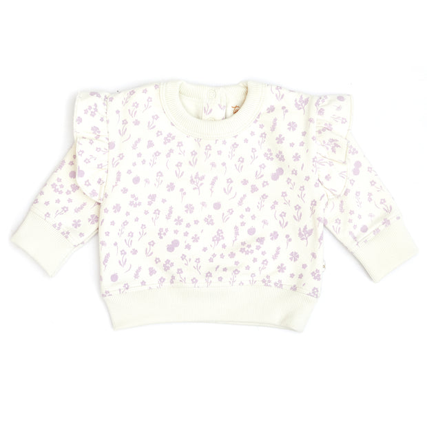 Polera Bobo Perla Flores Lila