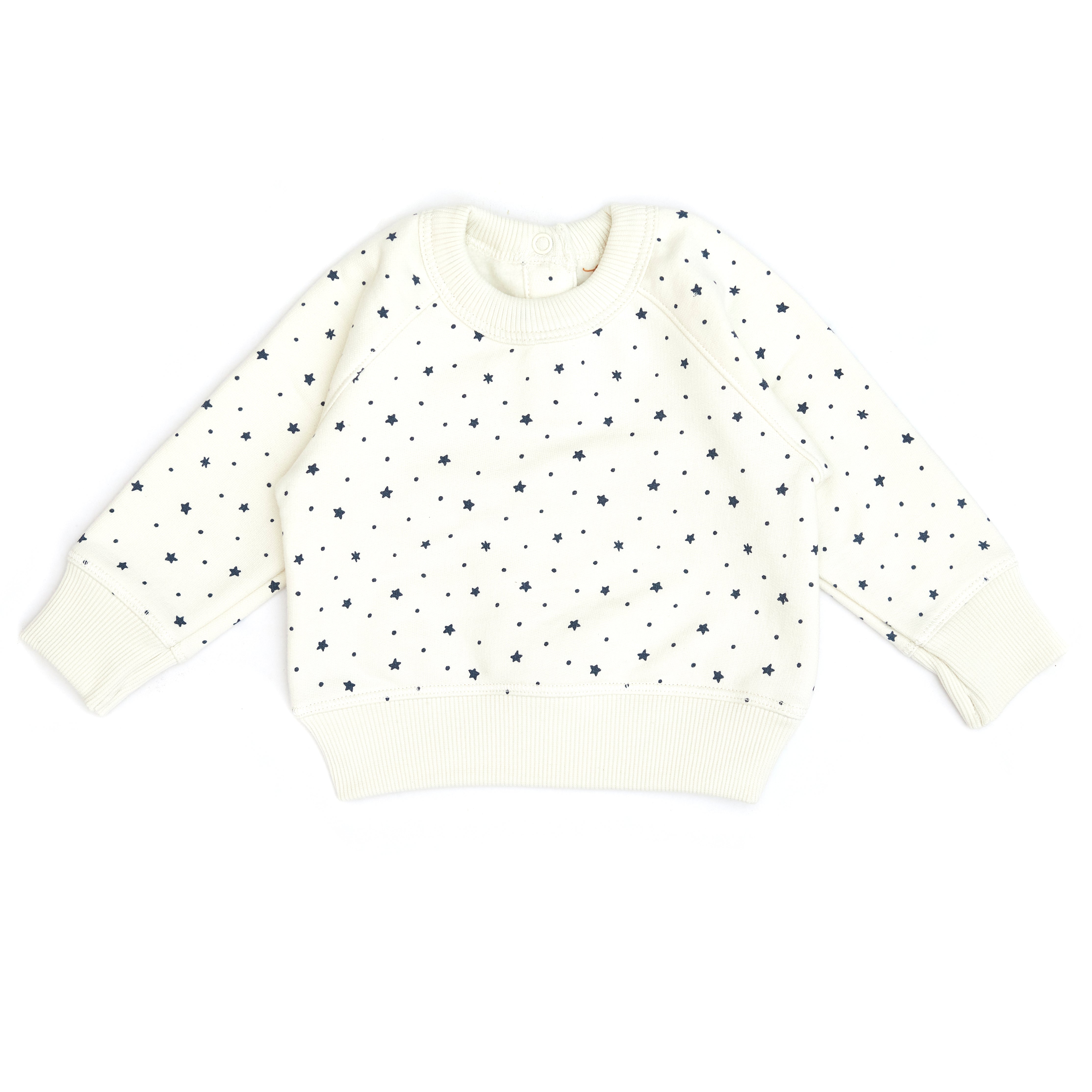 Conjunto 2 PCS Polera + Buzo Perla Estrellas de Algodón Franelado