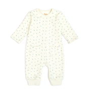 Romper Broches Perla Honguitos Algodón Afranelado