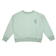 Polera Oversize Mamá Verde de algodón franelado