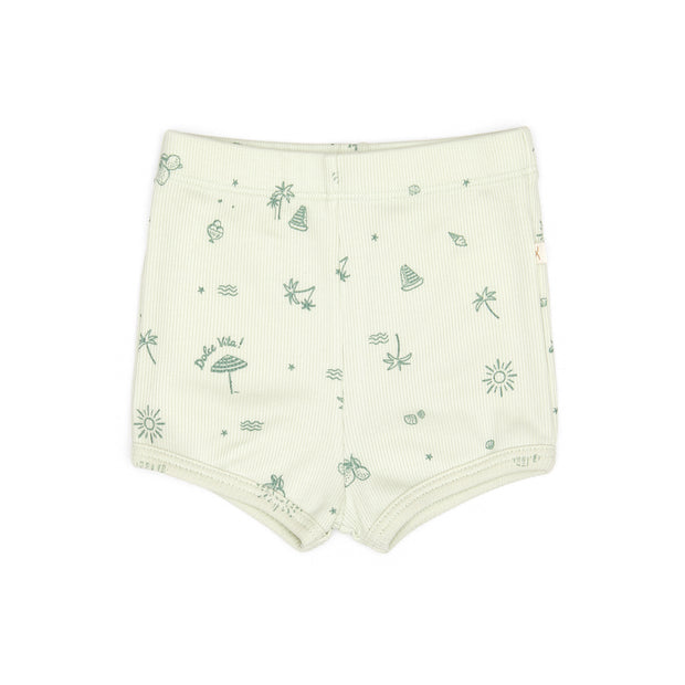 Set Bvd + Short Verde dolce vita