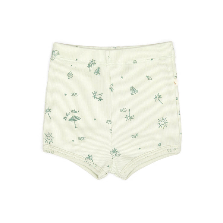 Set Bvd + Short Verde dolce vita