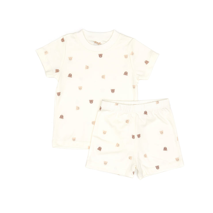 Pijama (Polo + Short) Perla osos