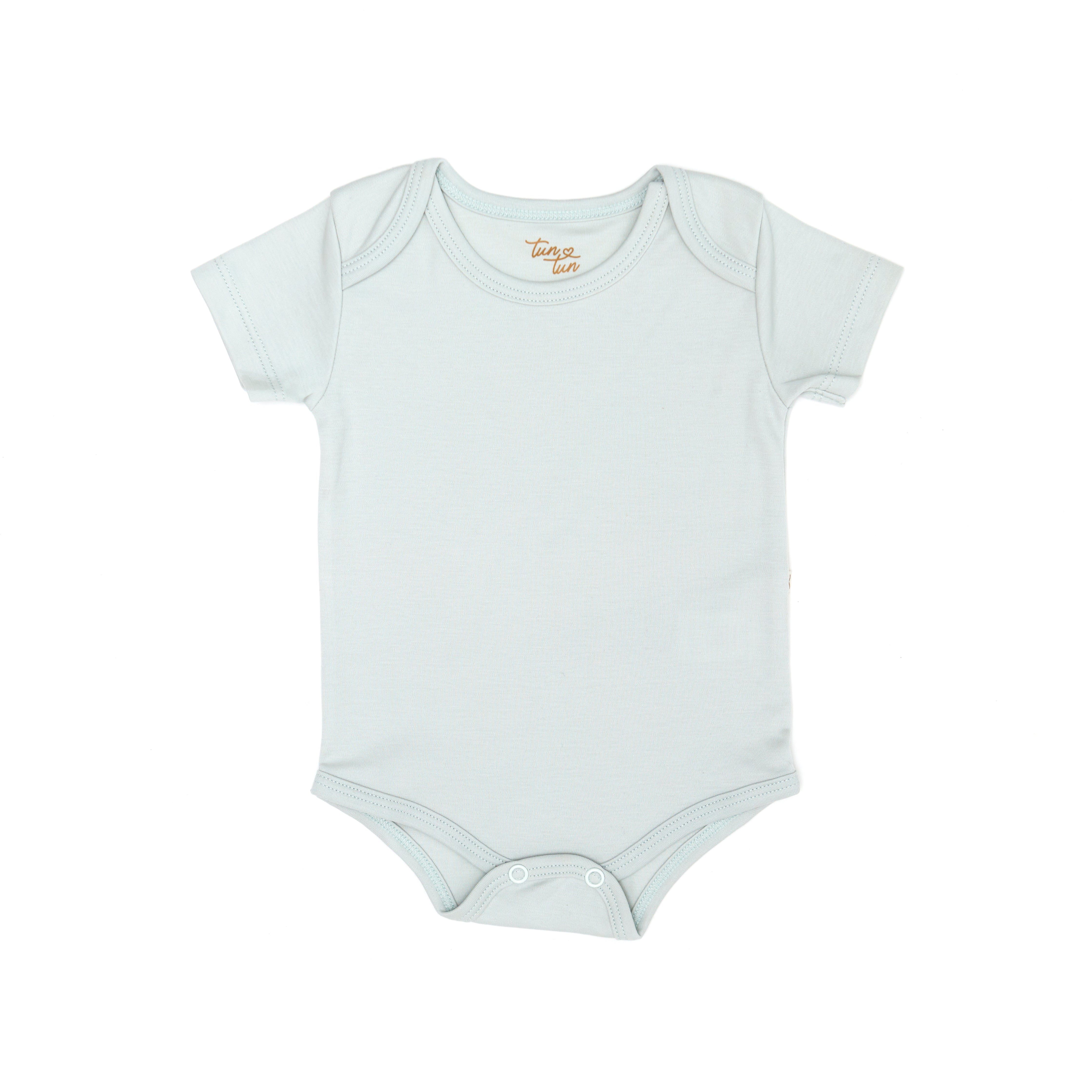 Body Solido algodón pima Celeste