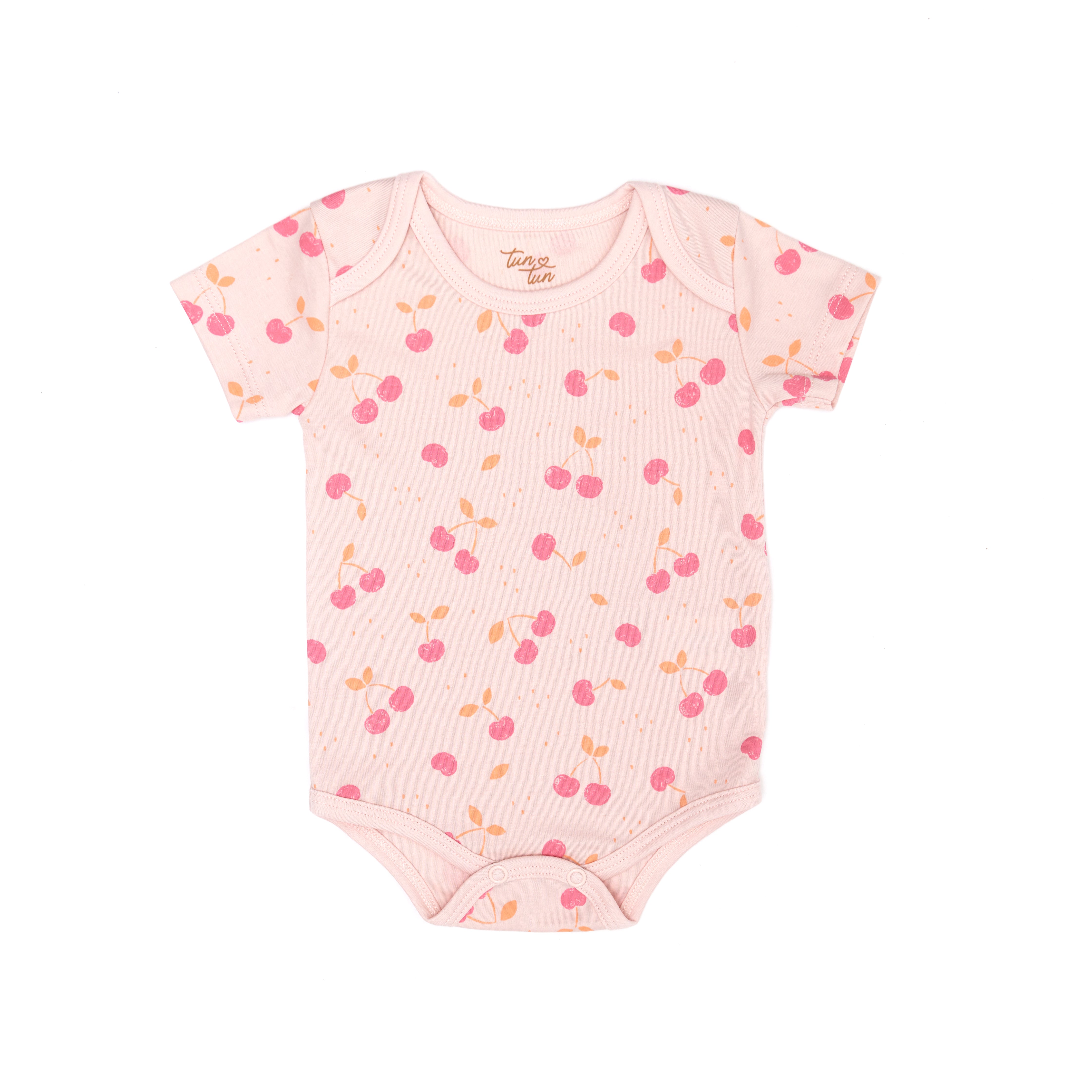Body Estampado algodón pima Rosado cerezas