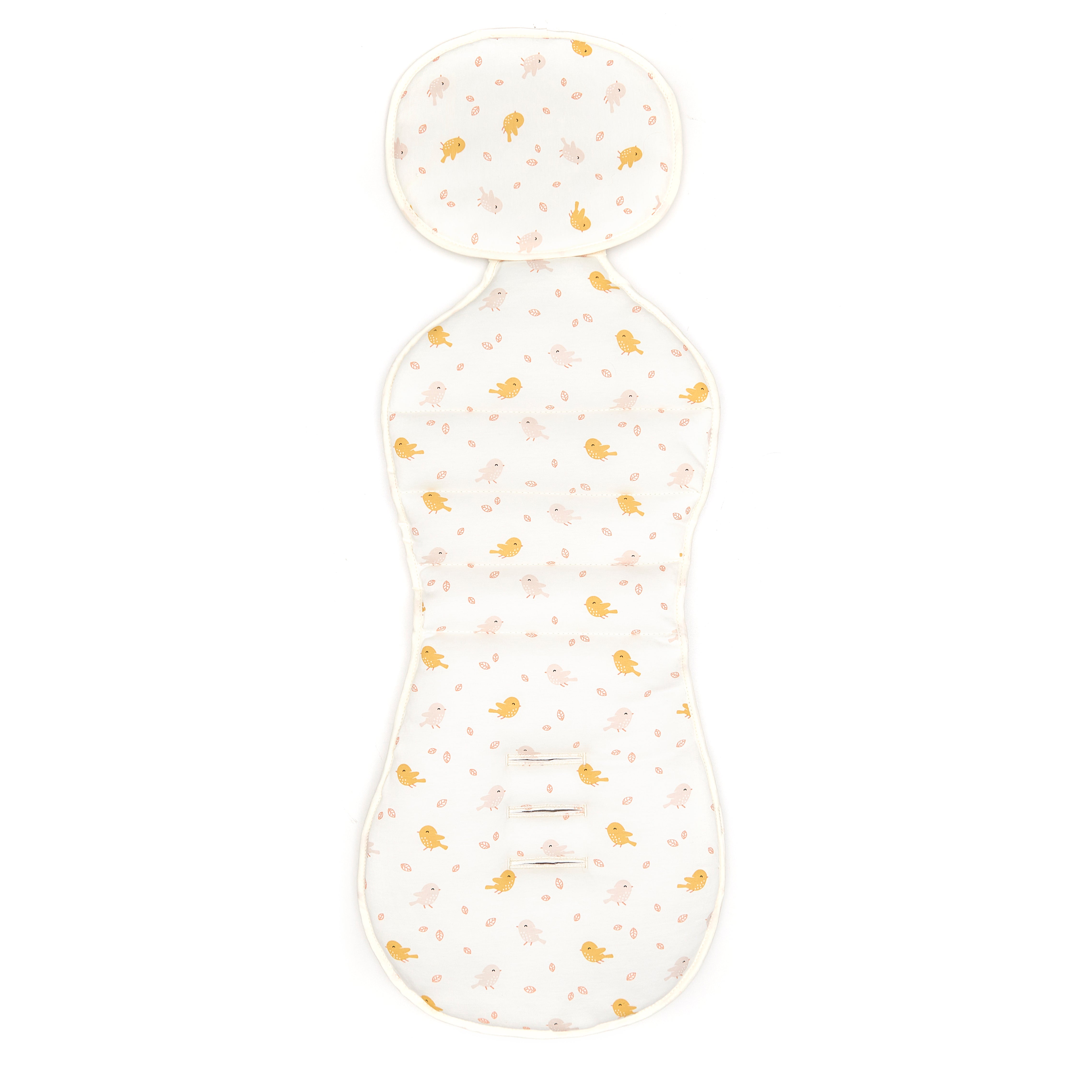 Protector De Asiento de carro Tun Tun Perla Pajaritos rosado