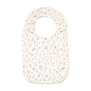Babero Grande Perla Flores Lila