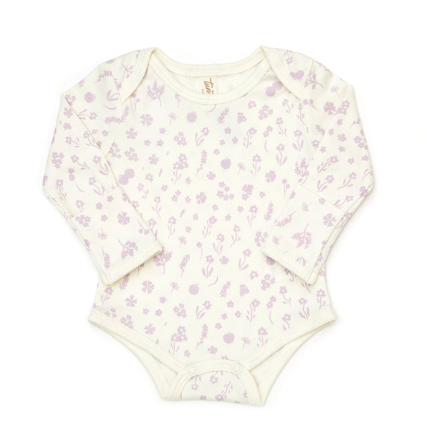 Set Body + Pantalon Perla Flores Lila