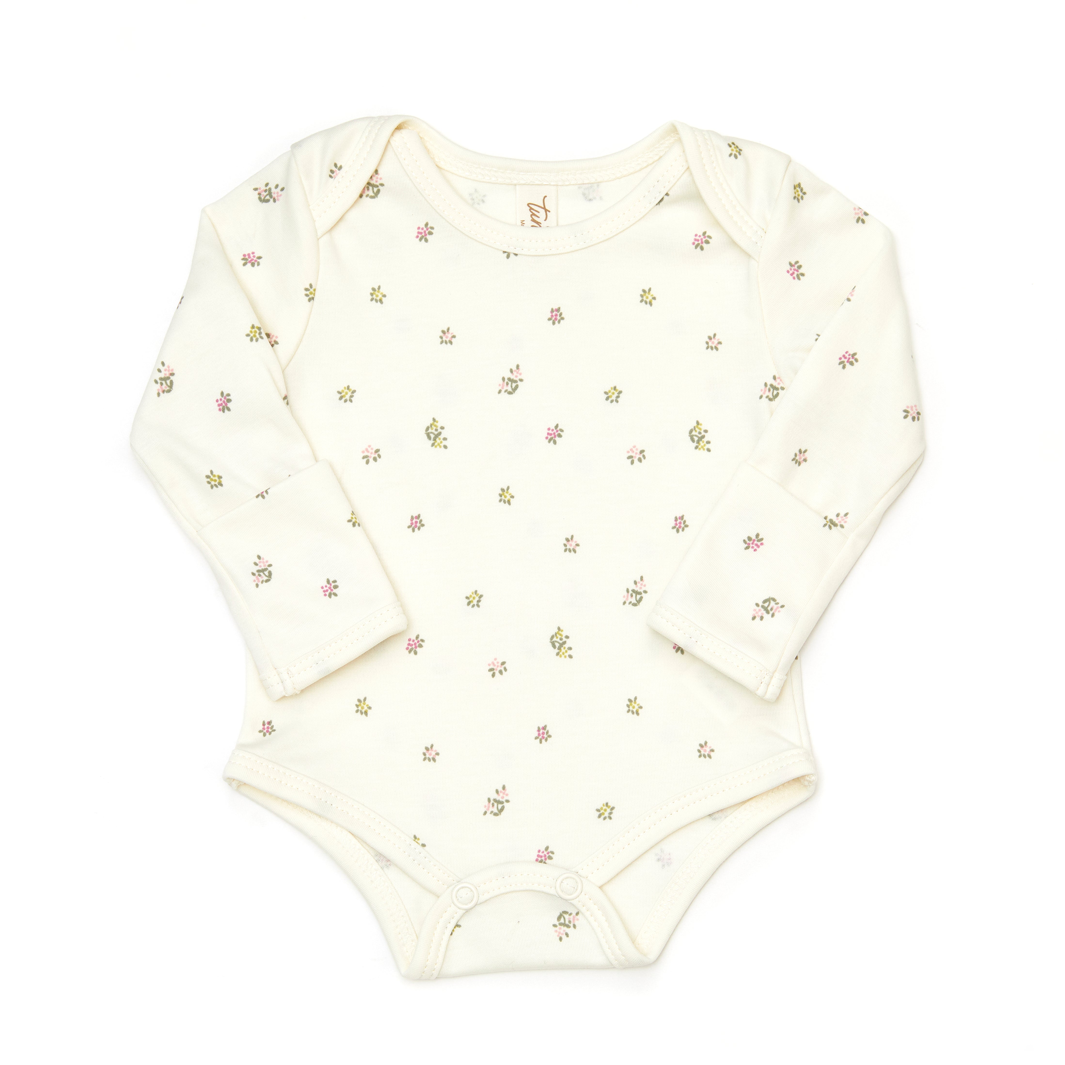 Conjunto 2 PCS Body + Pantalon Perla Flores de Algodón Pima