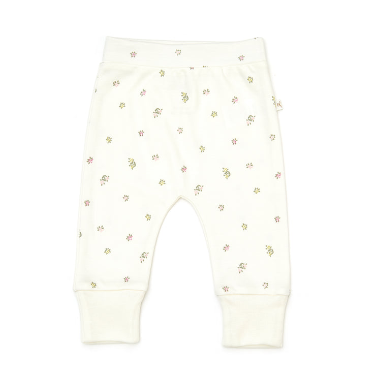 Set Body + Pantalon Perla Flores de algodón pima