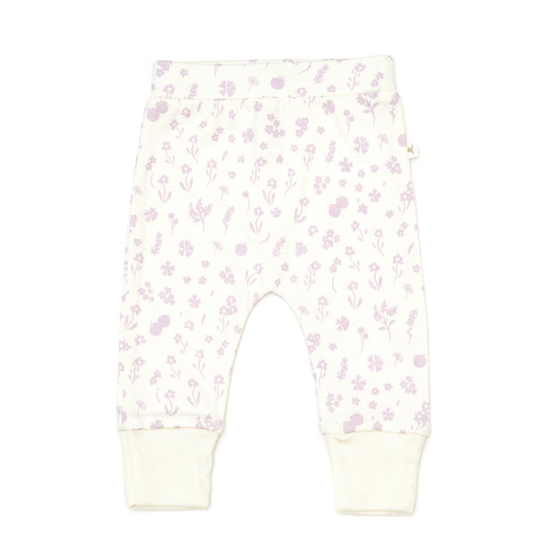 Set Body + Pantalon Perla Flores Lila
