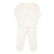 Pijama Polo ML + Pant Perla Flores Lila