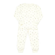 Pijama Polo ML+ Pant Perla Flores