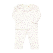 Set Polo Bobo + Pant Perla Flores Lila