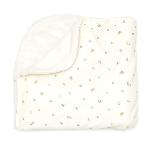 Manta Peluche Perla Flores