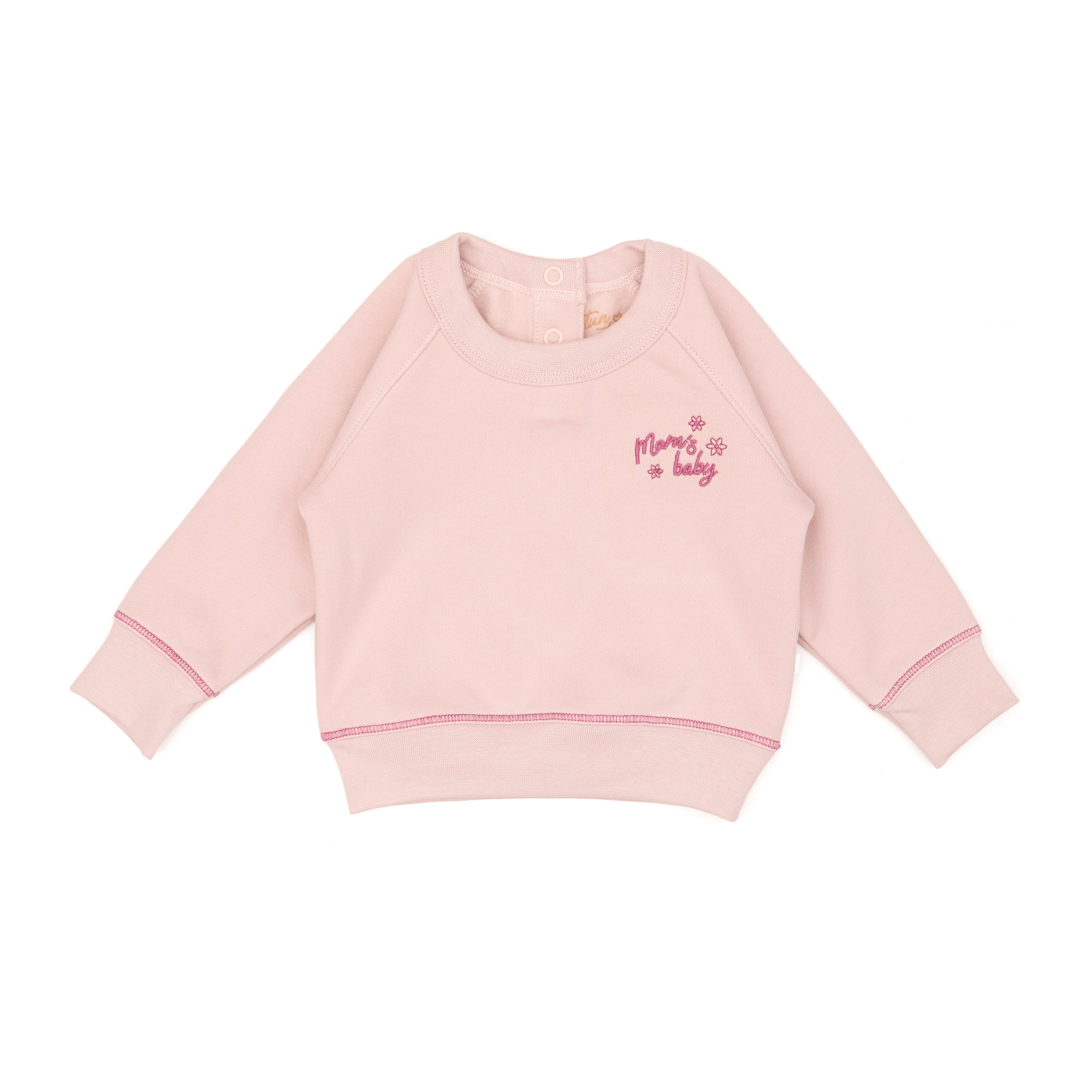 Polera Match Bebe Rosado de Algodón Afranelado