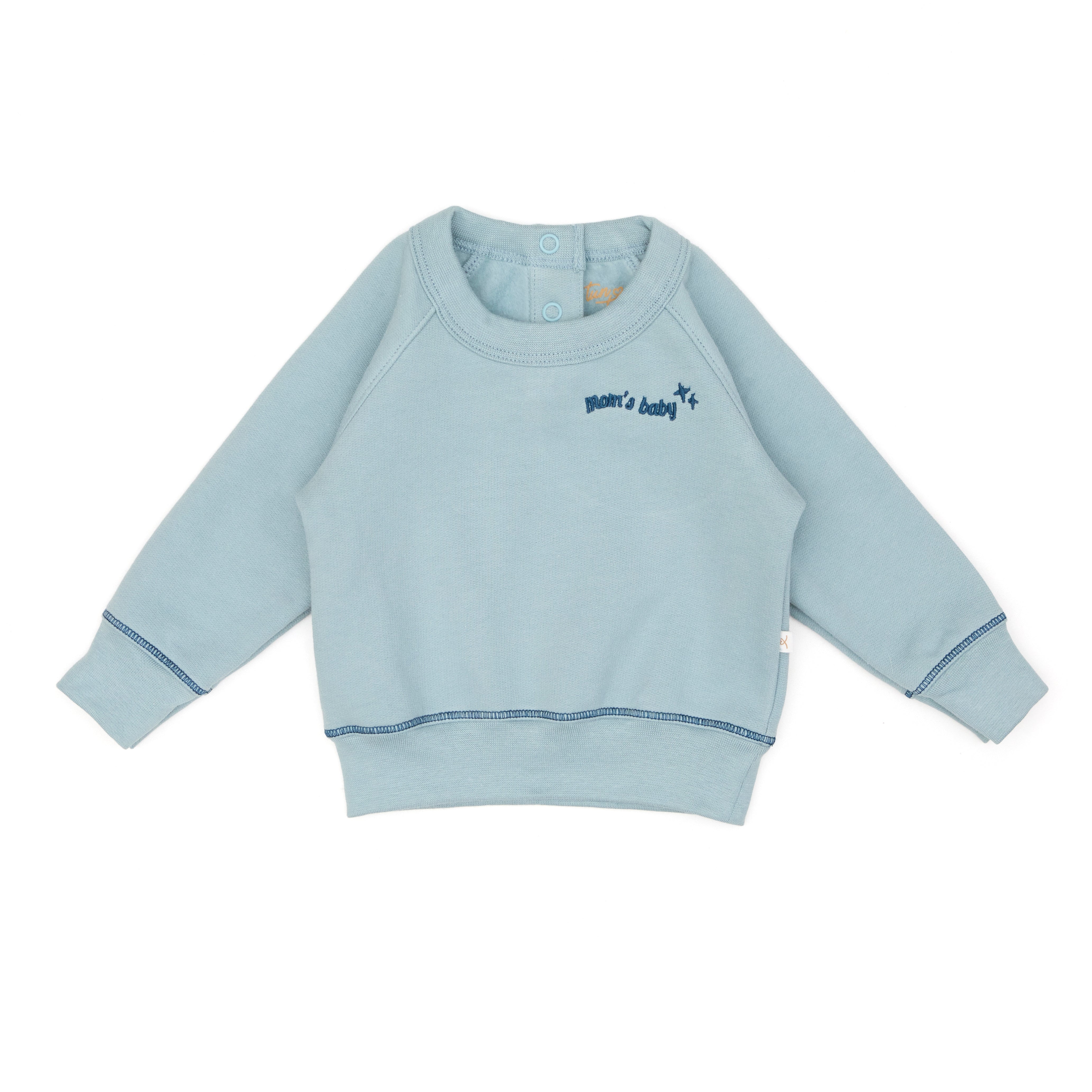 Polera Match Bebe Acero de Algodón Afranelado