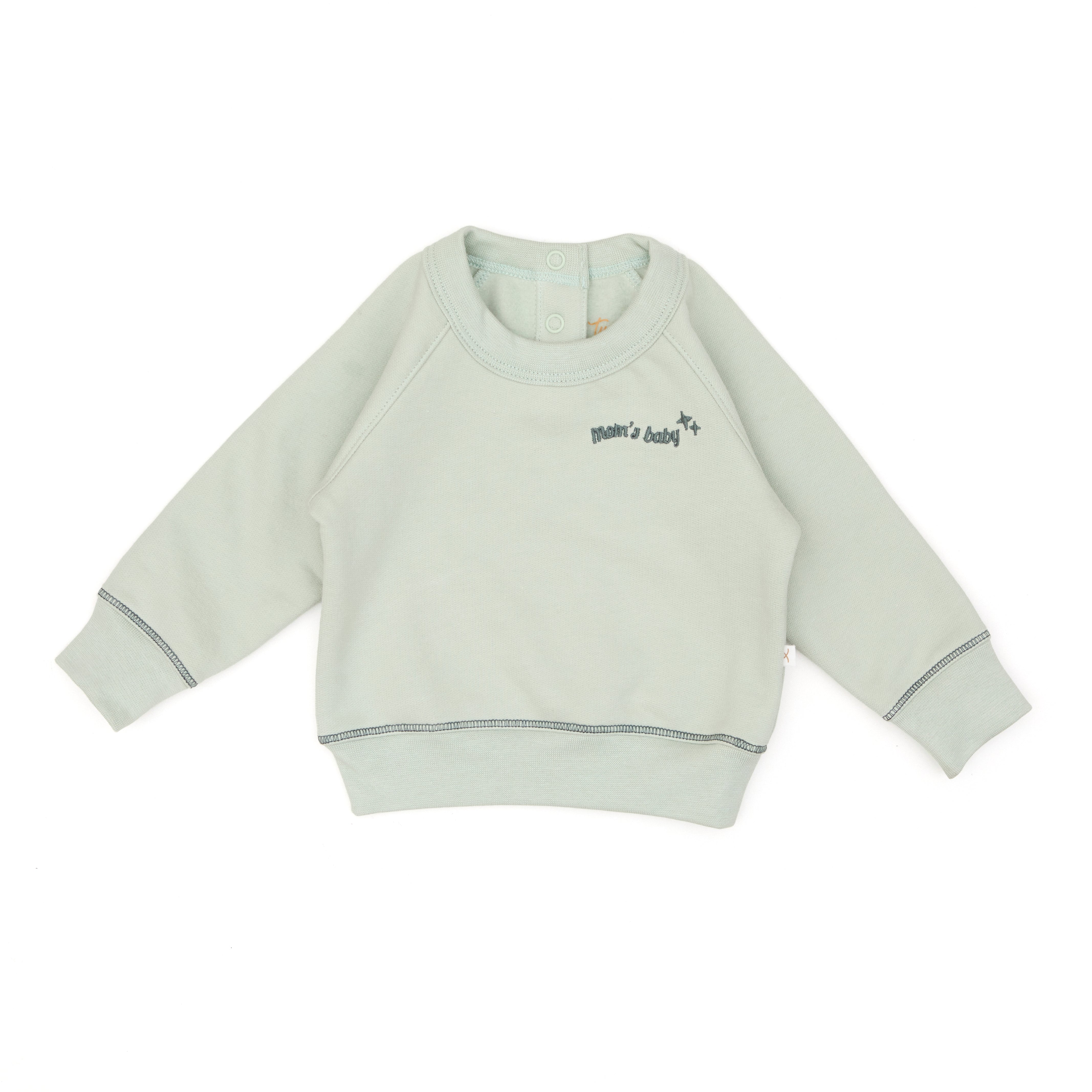 Polera Match Bebé Verde de Algodón Afranelado