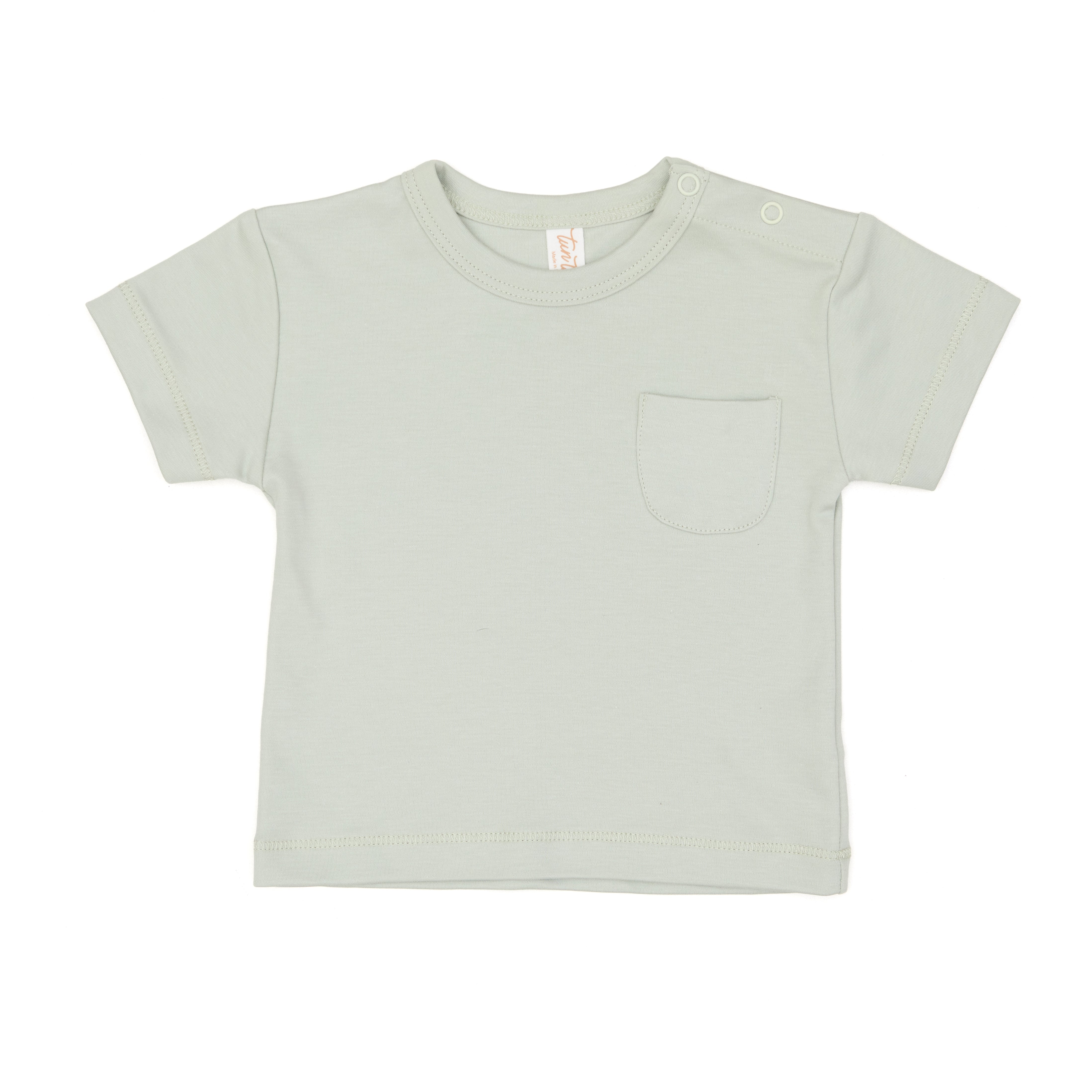 Polo Con Bolsillo Verde de Algodón pima