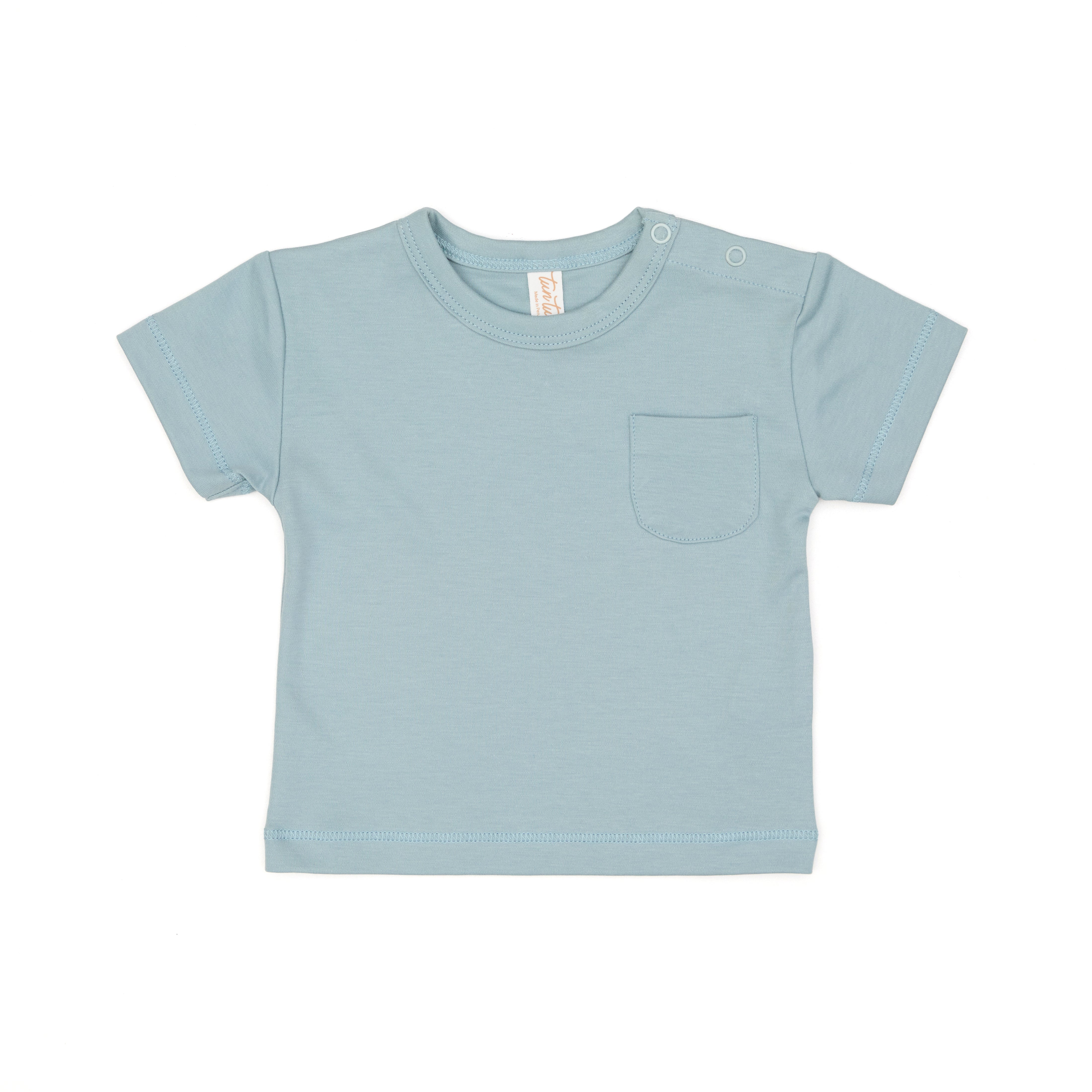 Polo Con Bolsillo Acero de Algodón pima