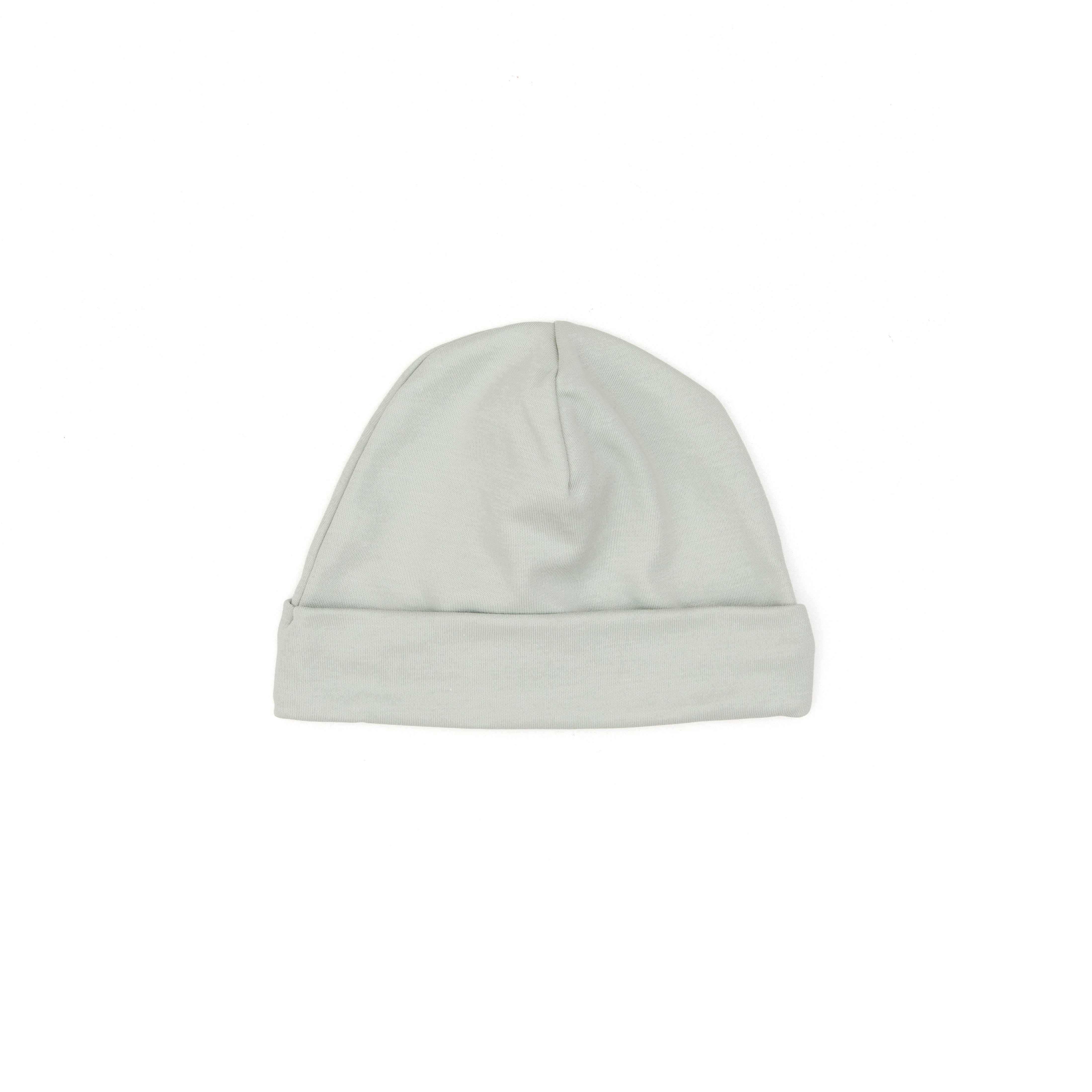 Beanie Solido Verde de Algodón pima de Algodón pima