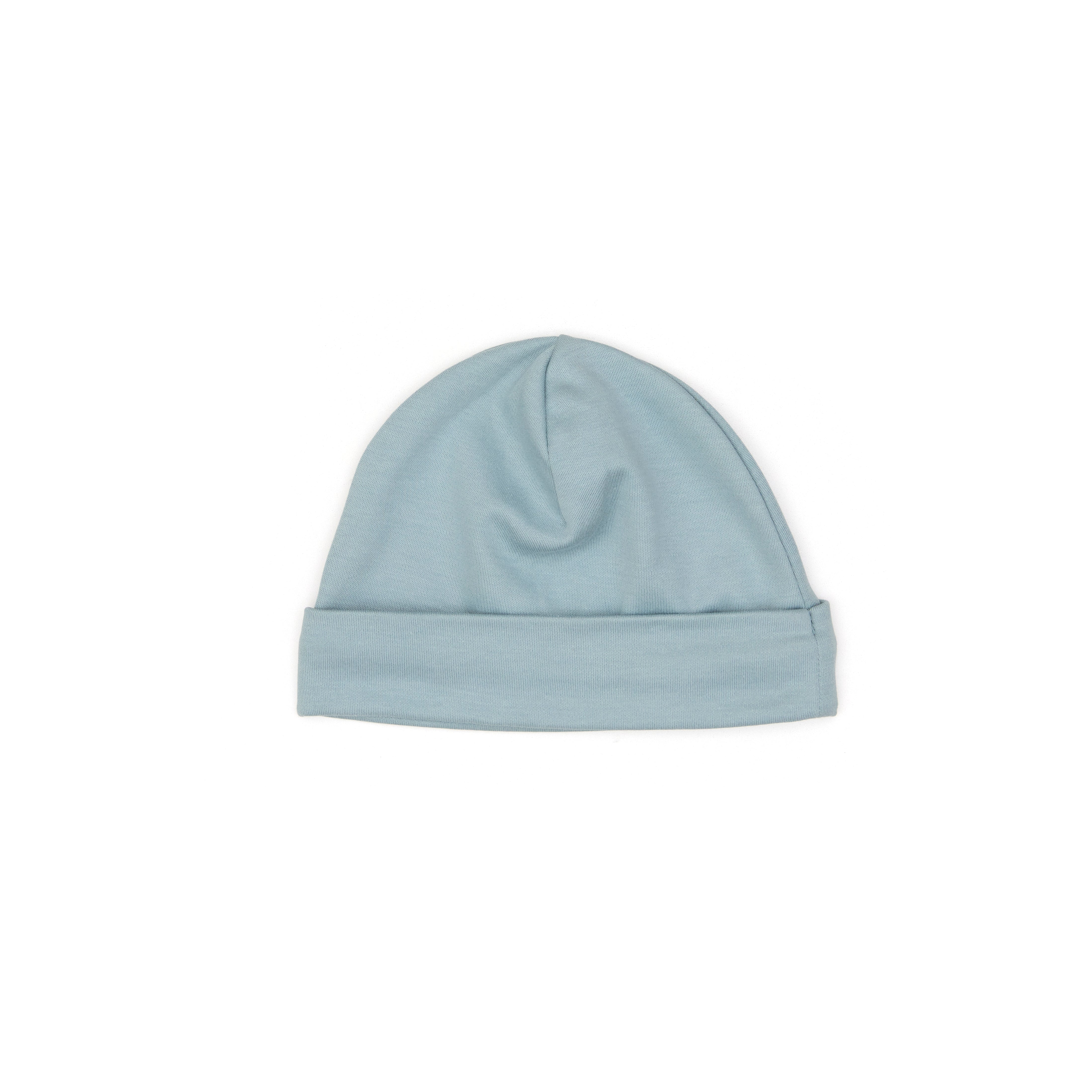 Beanie Solido Acero de Algodón pima de Algodón pima