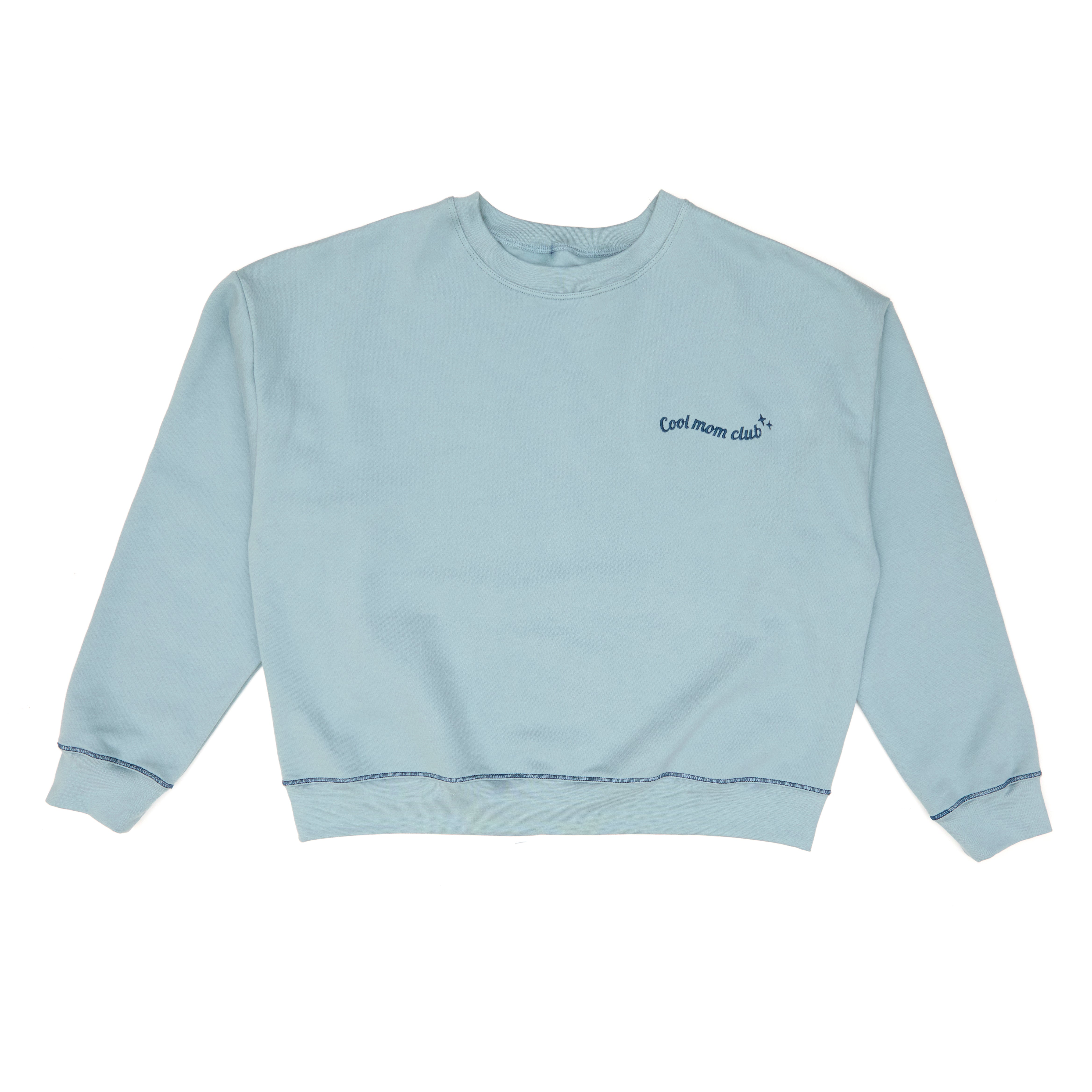 Polera Match Oversize  Mamá Acero de Algodón Afranelado