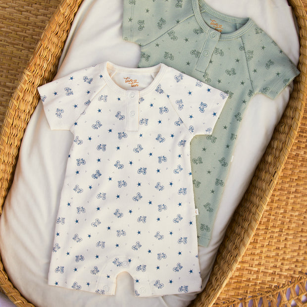 Romper Mc Short Perla Bicicletas de algodón rib