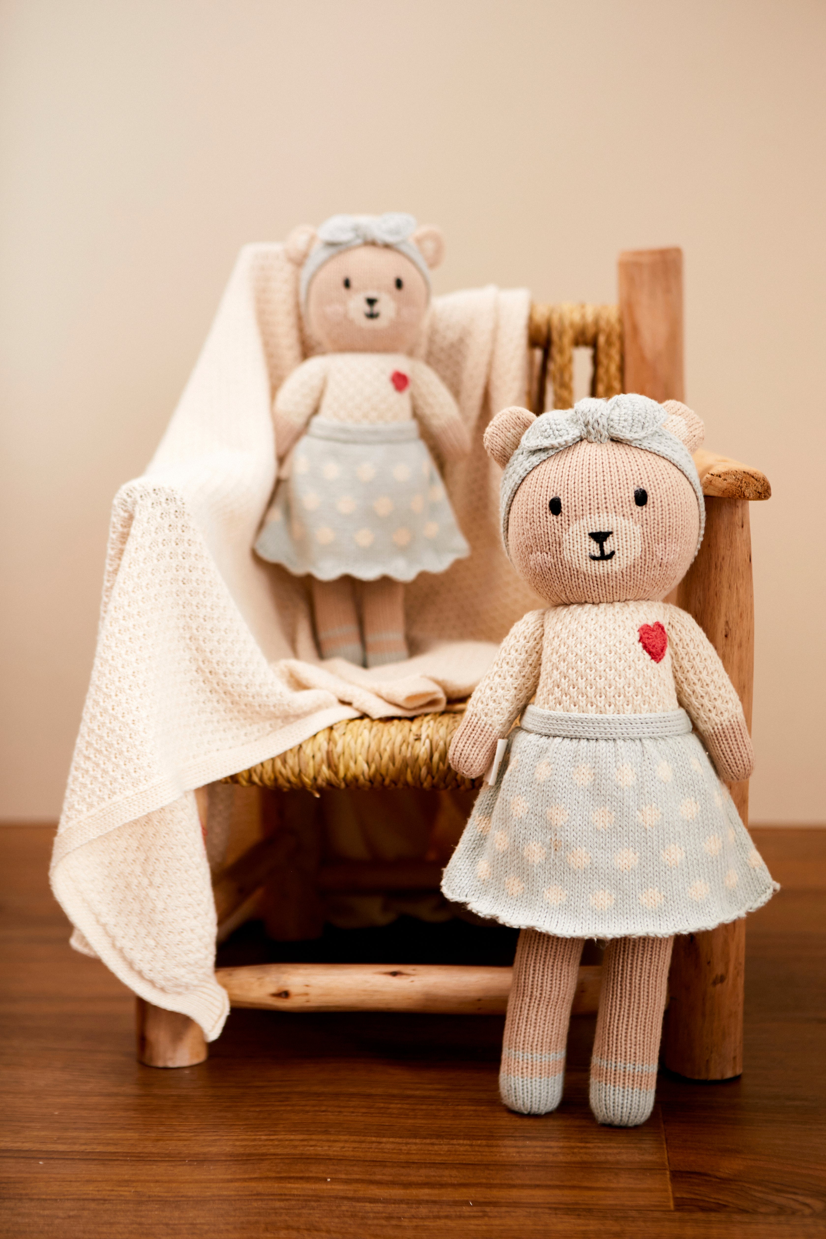 Emma the bear 29cm Celeste