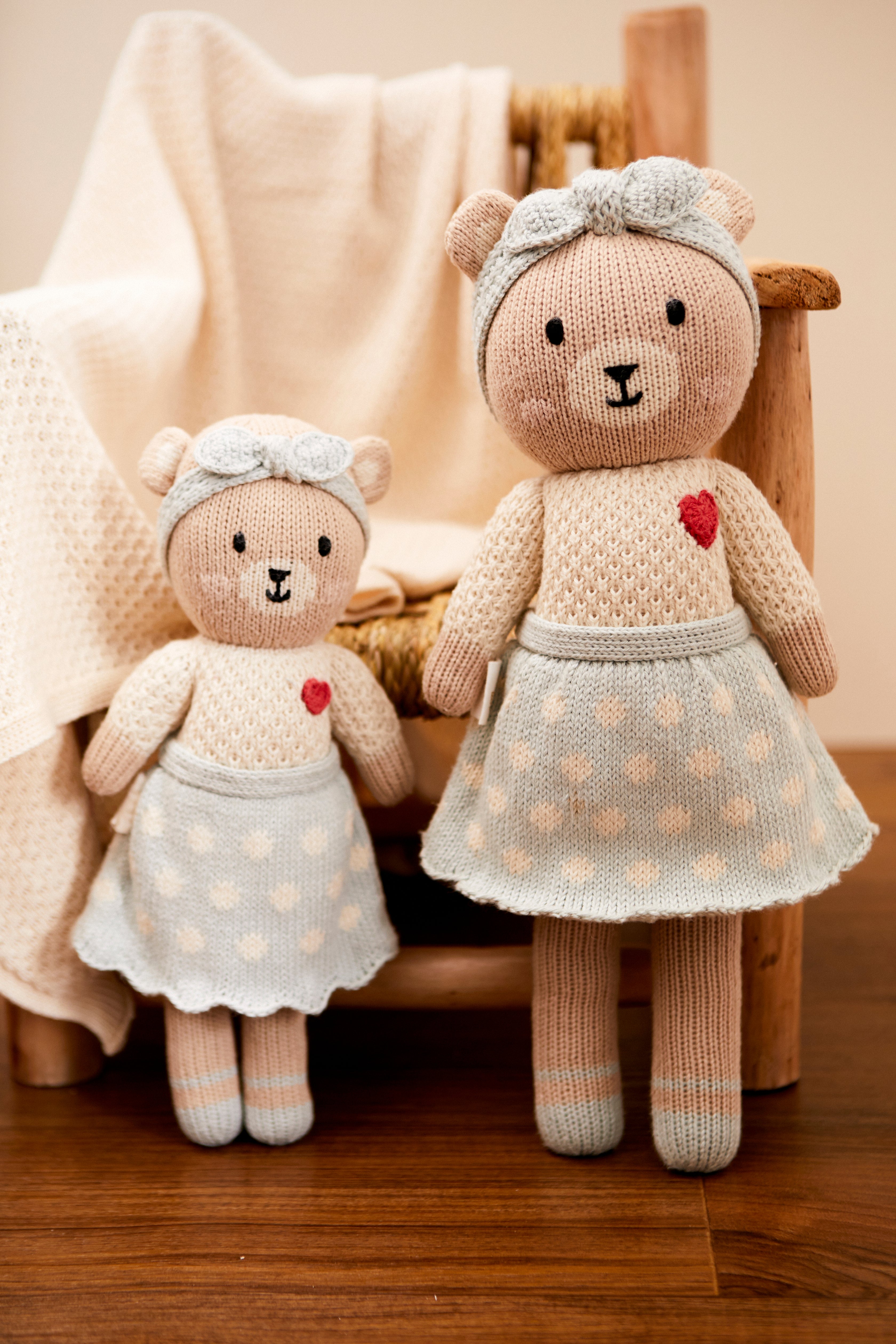 Emma the bear 29cm Celeste