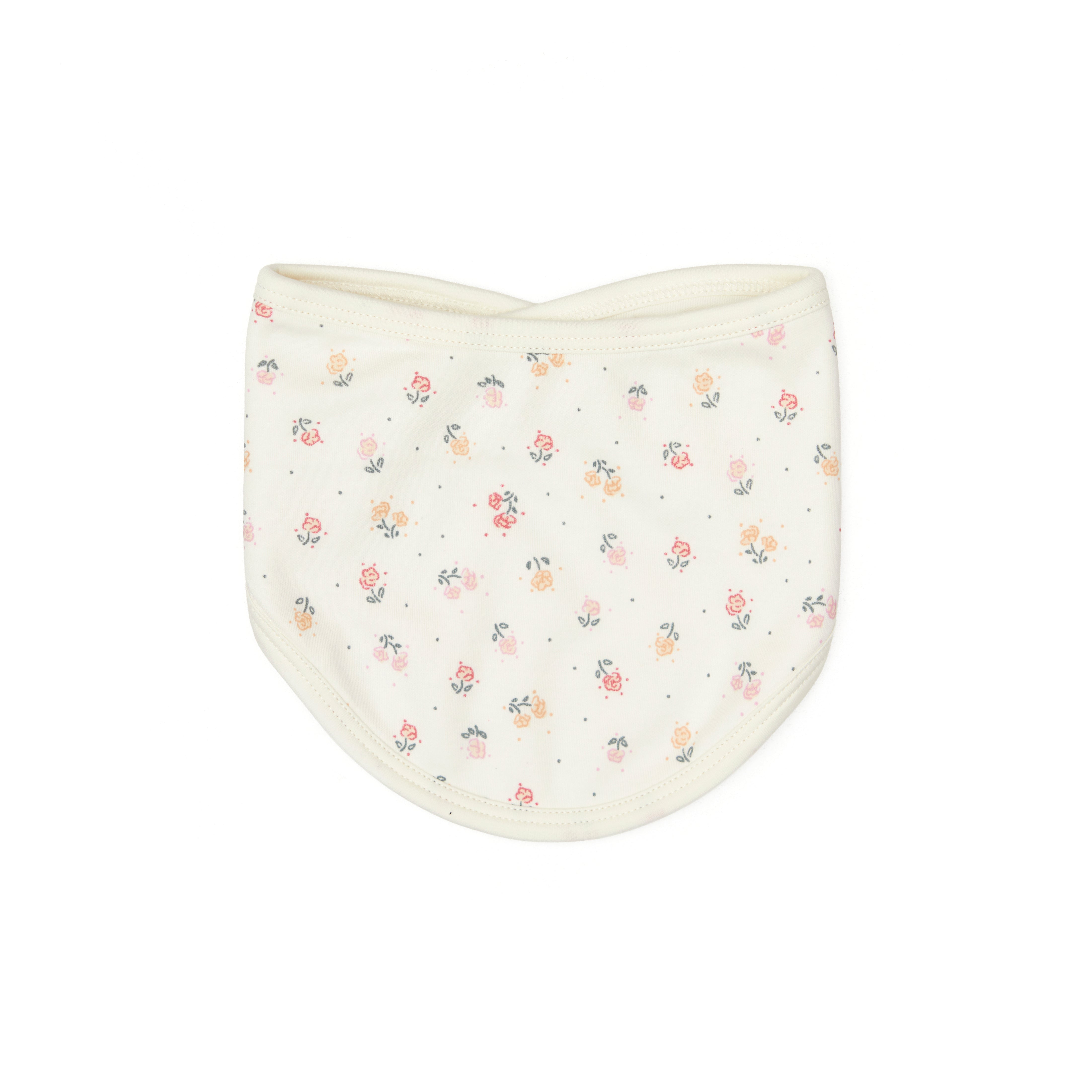 Babero Florecitas Perla