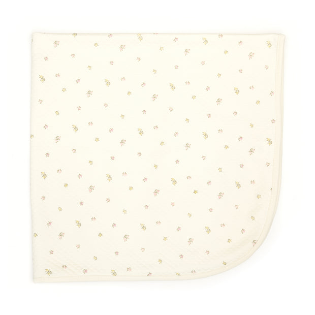 Manta Jacquard Perla Flores