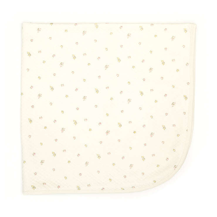 Manta Jacquard Perla Flores