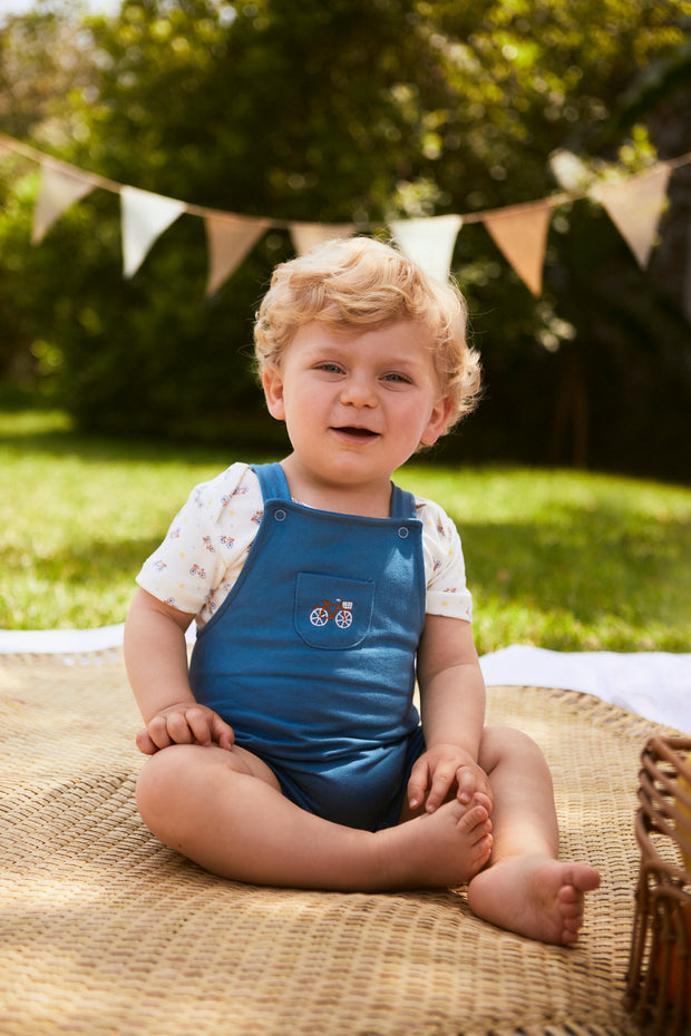Set Body + Overall Perla Bicicletas / Azul