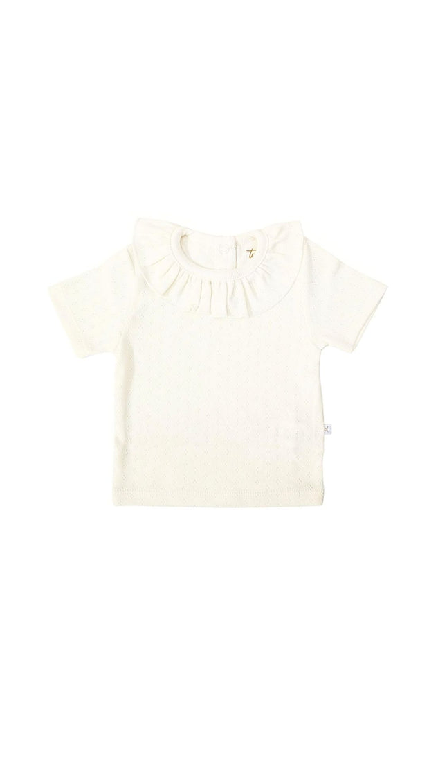 Polo Cuello Bobo Pointelle MC Perla
