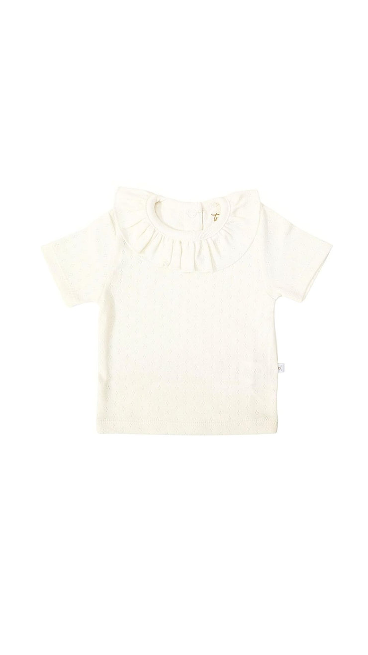 Polo Cuello Bobo Pointelle MC Perla